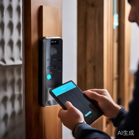 指纹锁设置两步：安装+编程，智