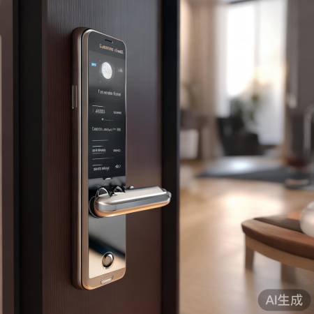 智能家居指纹锁，手机APP管理