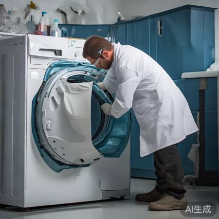 拆后盖，探秘洗衣机