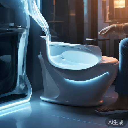 智能马桶自动坐姿识别，科技按摩