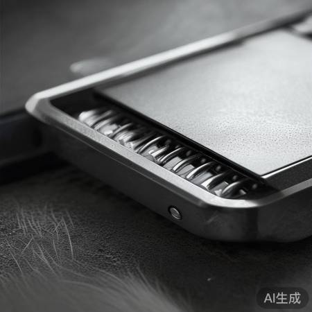 拆解小米指纹锁，螺丝在面板内。