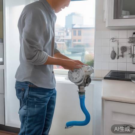 检查水压，联系物业查供水。