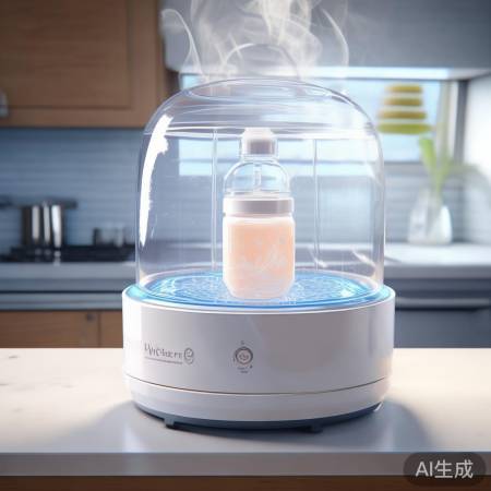 高温蒸汽消毒，奶瓶更安心