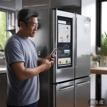 TCL冰箱203，智能识物，健