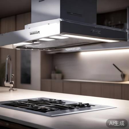 欧式油烟机，大气实用，LED照