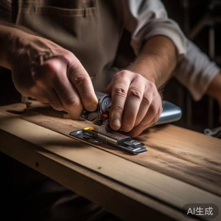 拆卸智能锁，谨慎操作勿损锁体