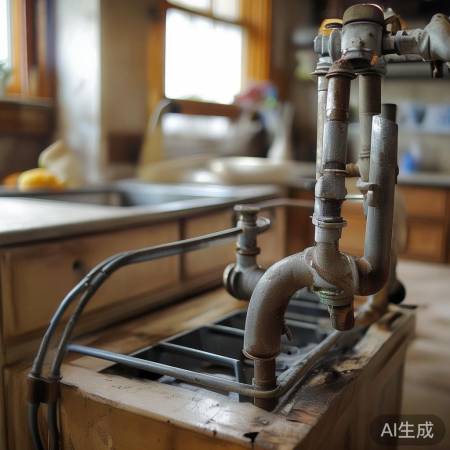 燃气热水器管外露，原因安装不规