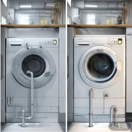 洗衣机排水：墙排或地排，选适合