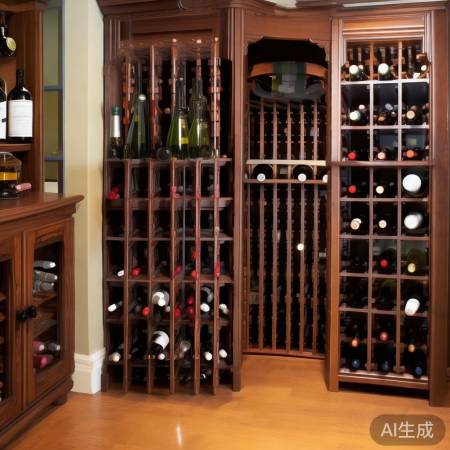 酒架种类：固定与活动两型