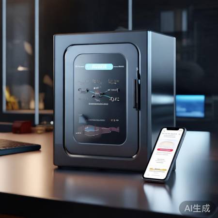 智能保险柜，手机解锁，安全便捷