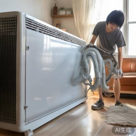 空调管扁修复小窍门分享