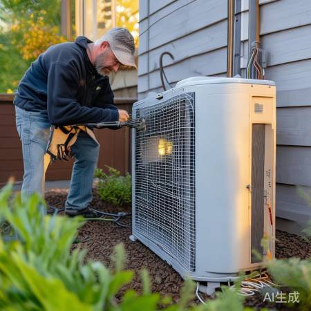 空气能热泵安装简便，不占地，布