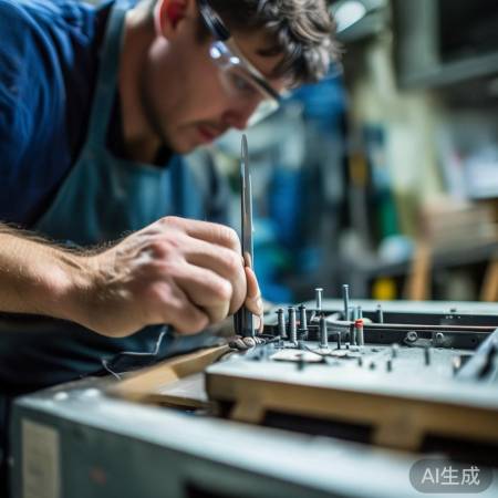 拆卸电视底座，螺丝拧紧需用力。