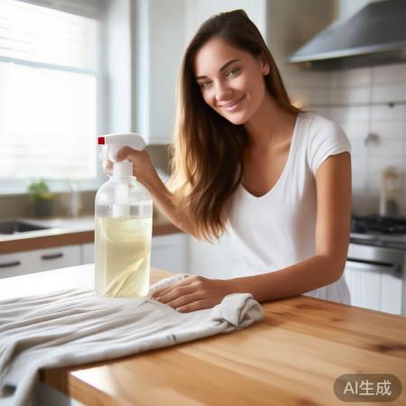 白醋去霉斑，洗衣机好帮手！