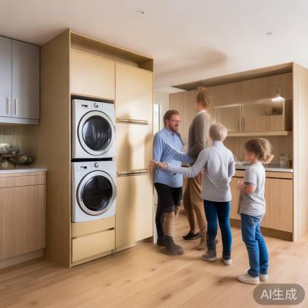 家居装修小细节：洗衣机橱柜选高