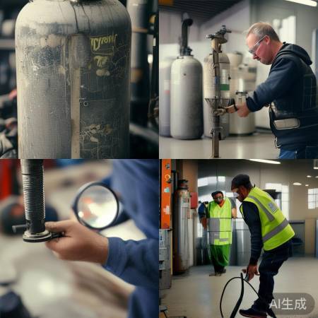 定期检查气瓶，防泄漏