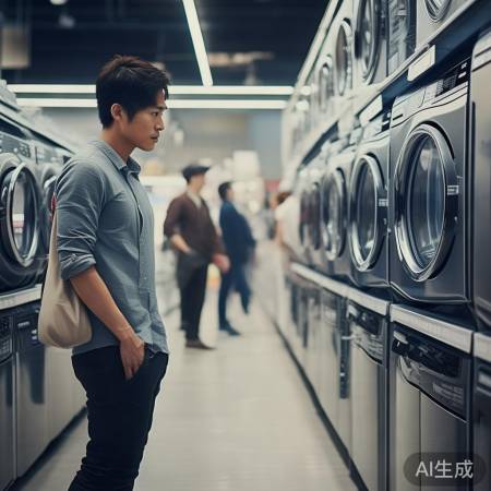 实体店体验选洗衣机