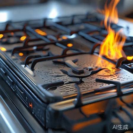 燃气灶外火盖耐高温，多防护功能